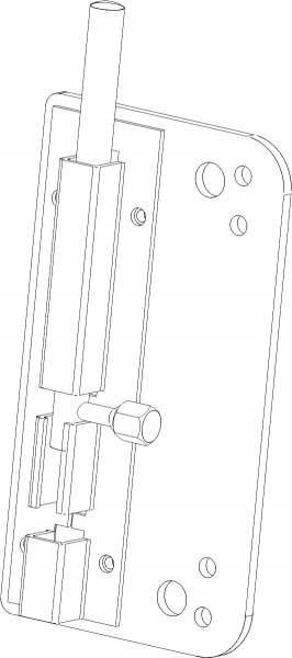 Schlosszusatz für Doppel-Schwenktür