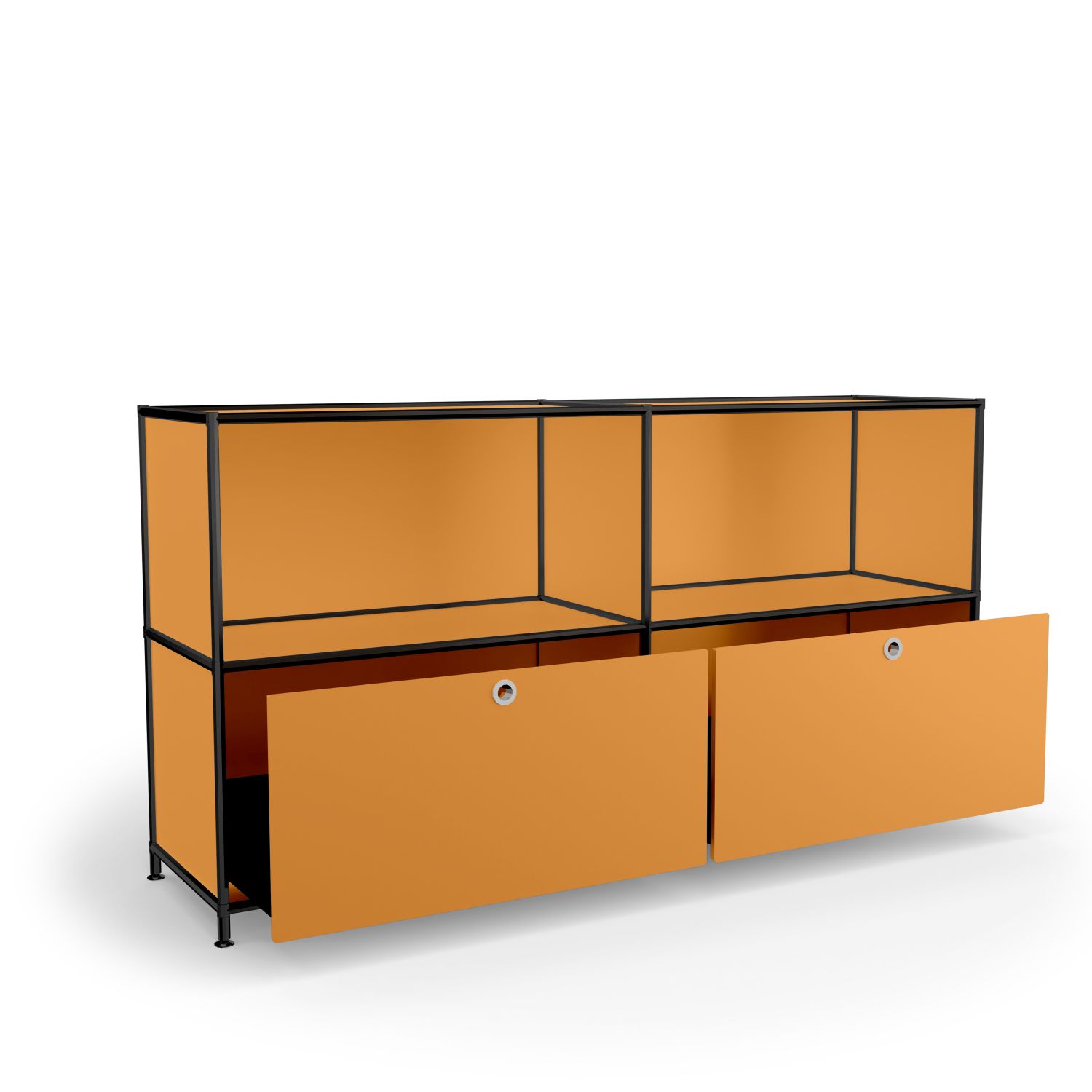 Anrichte mit Schubladen "Ambience Style" mit schwarzem Gestänge