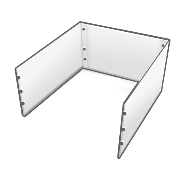 Rand-Aufsatz für Profi-Schubkasten