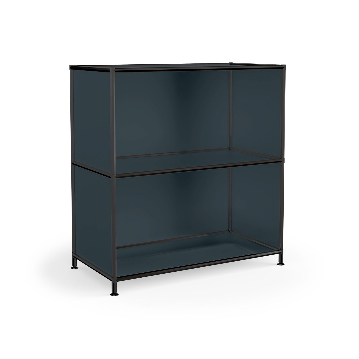 Regal "Classic Style" mit schwarzem Gestänge