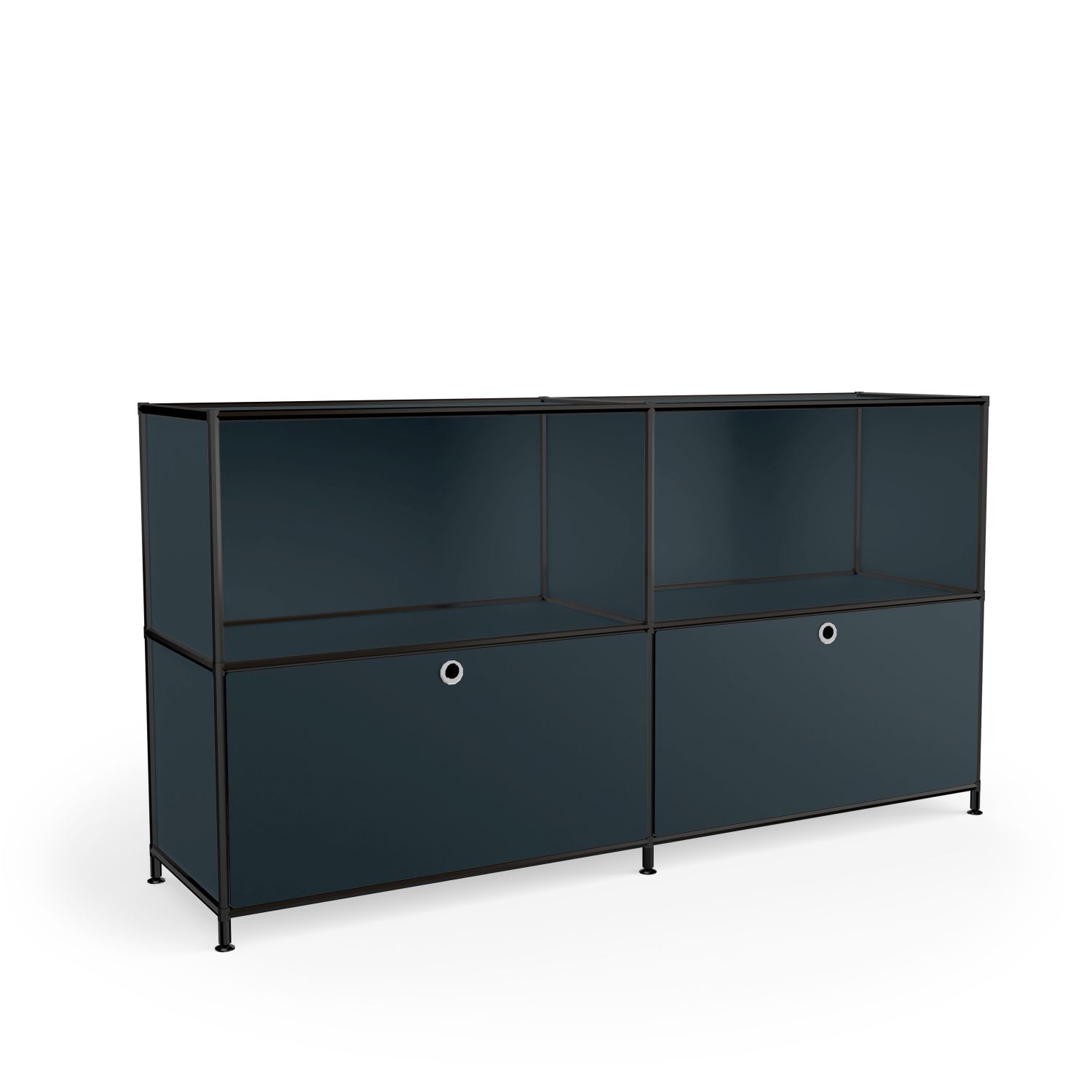 Anrichte mit Schubladen "Classic Style" mit schwarzem Gestänge