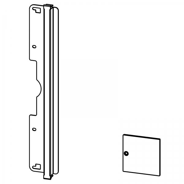 Anschlagleiste für Doppeltür