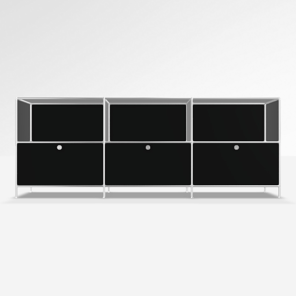 Sideboard Schwarz #245375