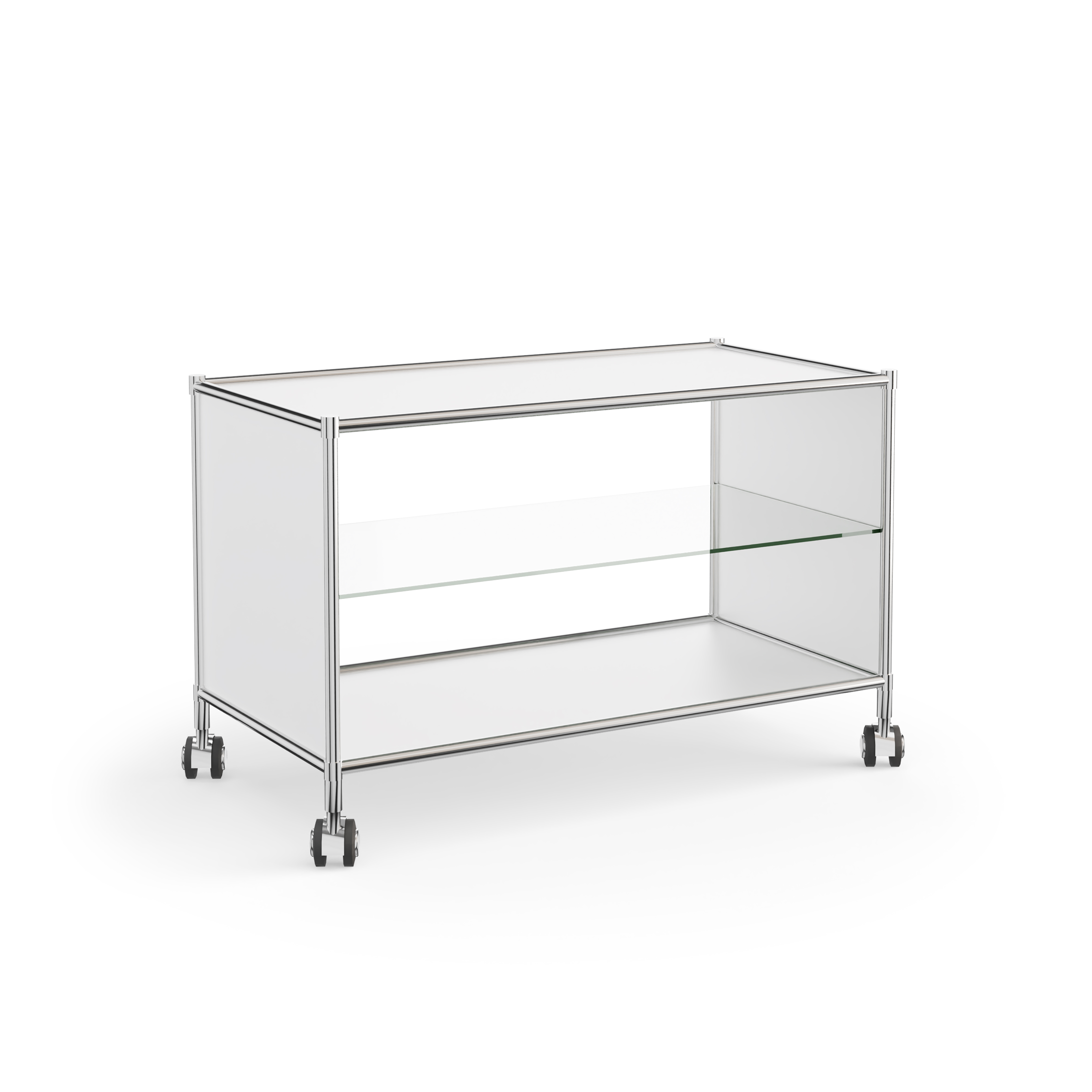 TV / HiFi Möbel mit Glasplatte Länge 75cm