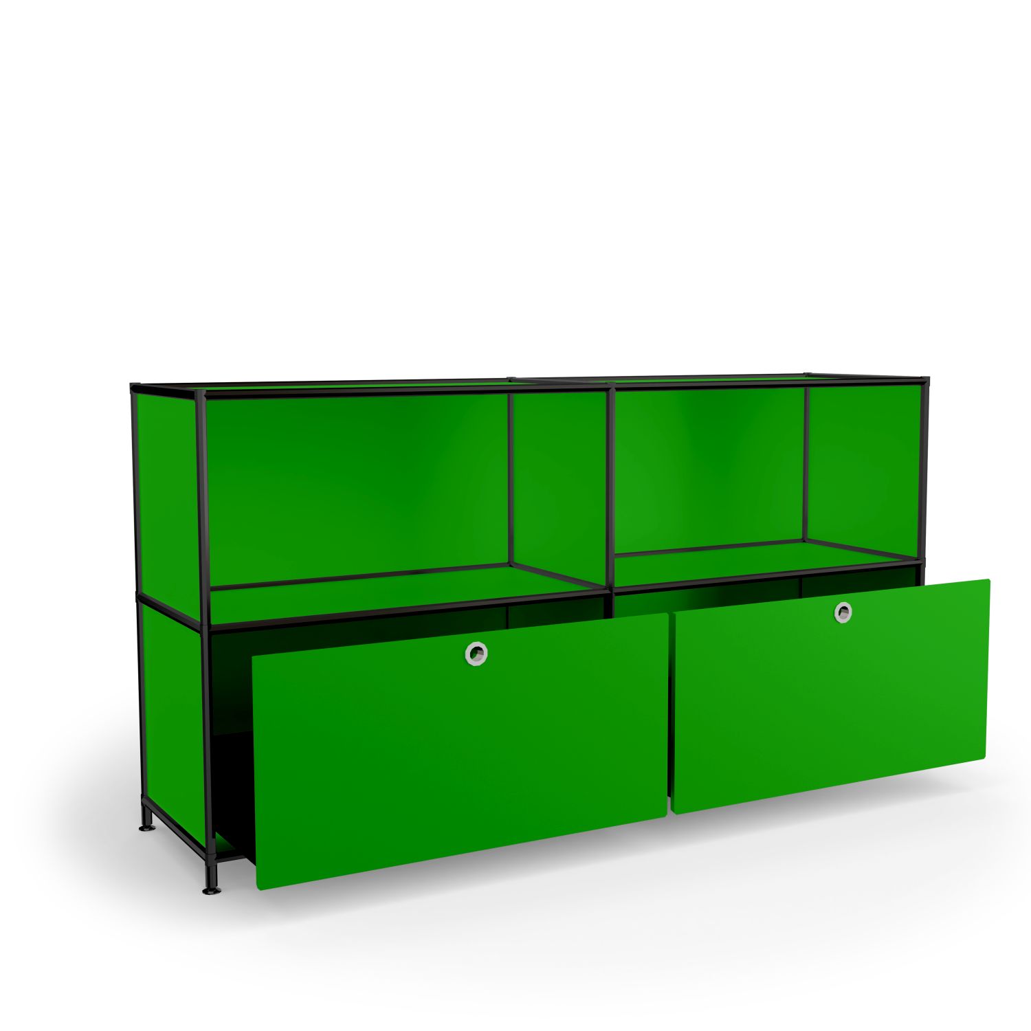 Anrichte mit Schubladen "Fancy Style" mit schwarzem Gestänge